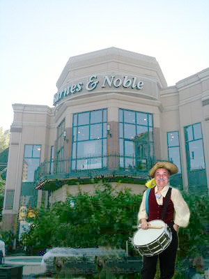 Tom's Tea Party rally in downtown Bethesda 