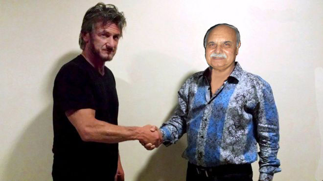 Tom meets with Sean Penn